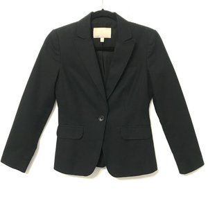 BANANA REPUBLIC FACTORY Black Petite Essential Blazer Suit Jacket